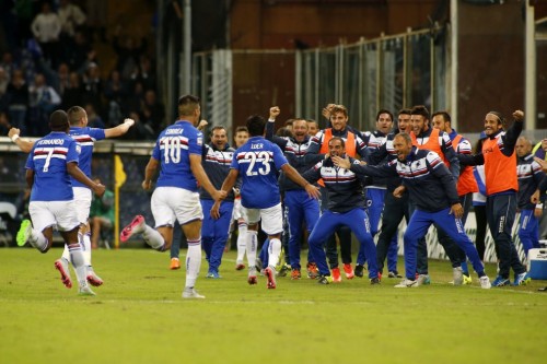 eder gol esultanza roma sampdoria