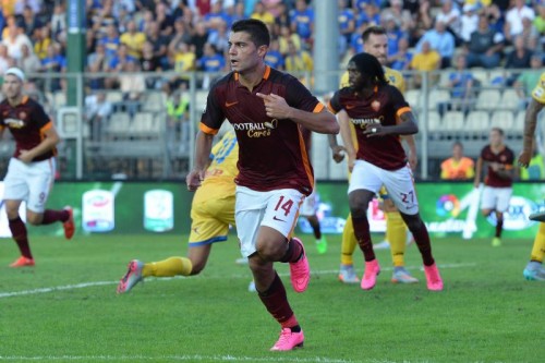 frosinone-roma-iago falque gol