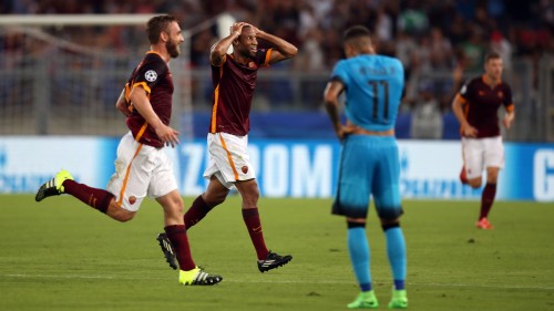 roma-barcellona-derossi keita gol florenzi