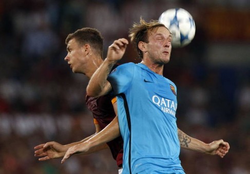 roma-barcellona-dzeko rakitic