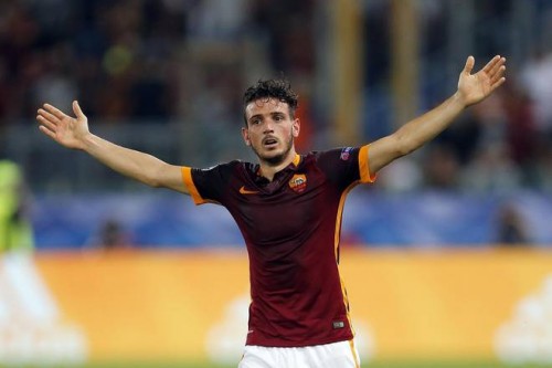 roma-barcellona-florenzi gol esultanza00