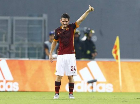 roma-barcellona-florenzi gol esultanza12