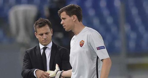 roma-barcellona-szczesny infortunio