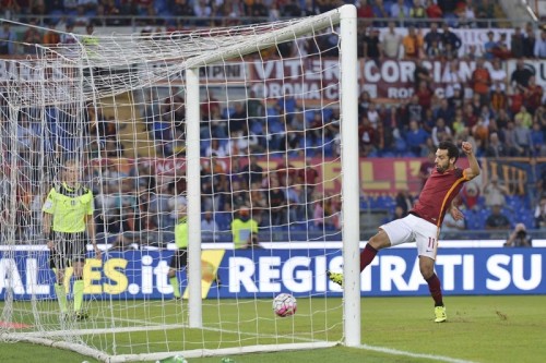 roma-carpi-salah gol esultanza