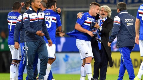 roma-sampdoria-ferrero cassano