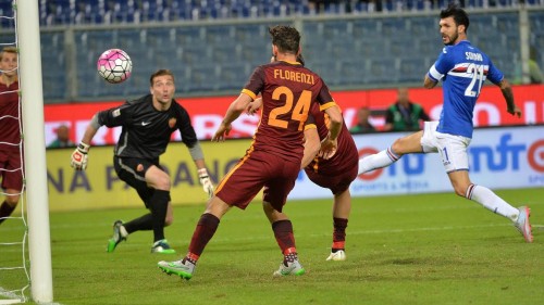 roma-sampdoria-manolas autogol florenzi