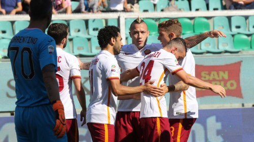 1-palermo-roma-florenzi salah digne nainggolan gol esultanza
