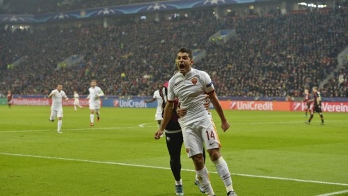 1bayer-roma-iago falque gol esultanza