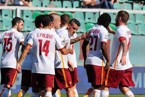 1palermo-roma-florenzi gervinho gol squadra