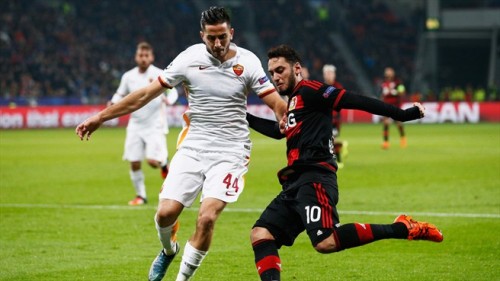 bayer-roma-calhanoglu manolas