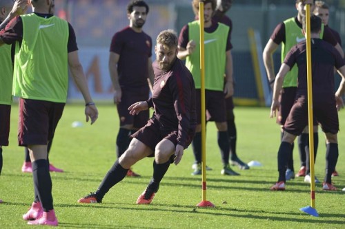 derossi allenamento roma