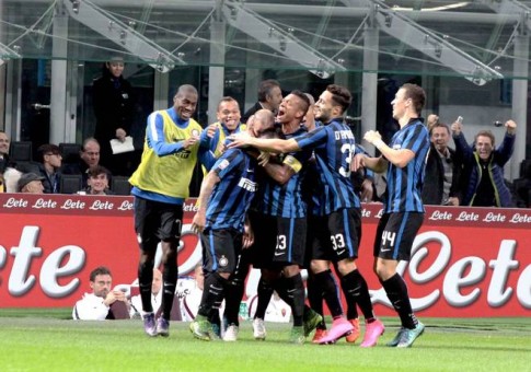 inter-roma-medel gol esultanza