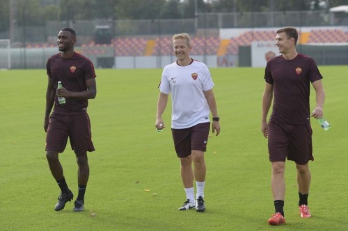 norman dzeko rudiger allenamento