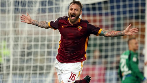 roma-empoli-derossi gol esultanza0