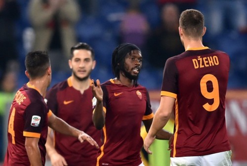 roma-udinese-gervinho dzeko gol esultanza