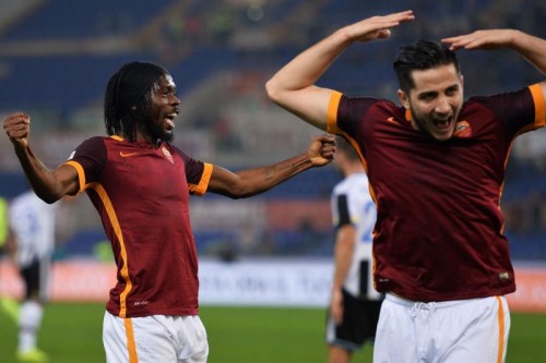 roma-udinese-gervinho manolas gol esultanza98