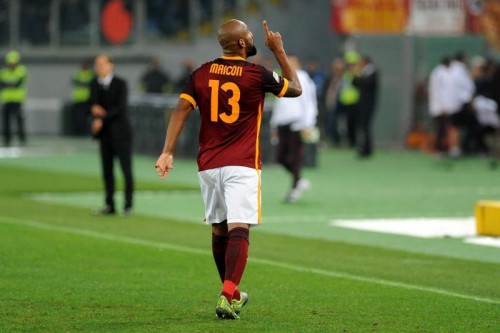 roma-udinese-maicon zittisce gol esultanza
