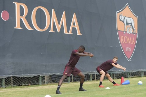 rudiger dzeko allenamento