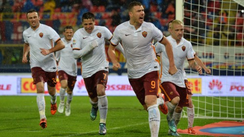 01-bologna-roma-dzeko nainggolan iturbe torosidis gol esultanza