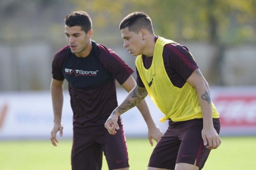 allenamento-roma-iturbe iago falque