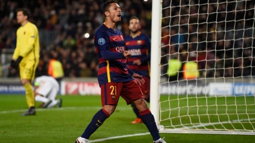 barcellona-roma-adriano gol esultanza0