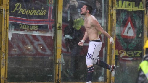 bologna-roma-destro gol esultanza121