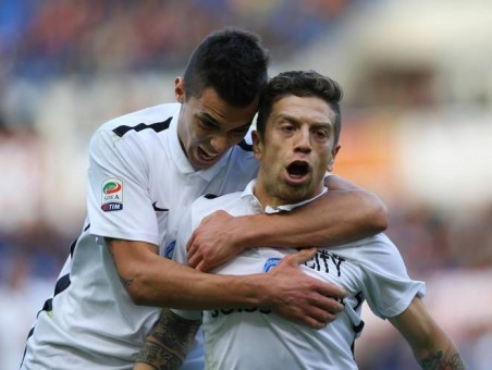 roma-atalanta.-gomez grassi gol esultanza