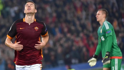 roma-bayer-dzeko-leno-gol1