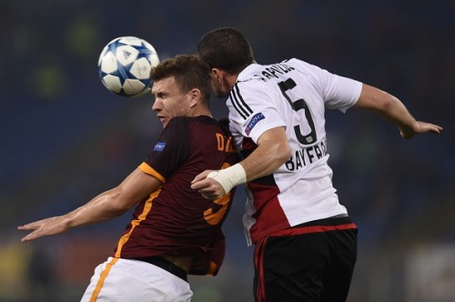 roma-bayer-dzeko-papadopoulos