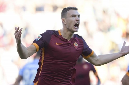 roma-lazio-dzeko gol esultanza00