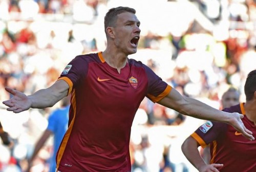 roma-lazio-dzeko gol esultanza88