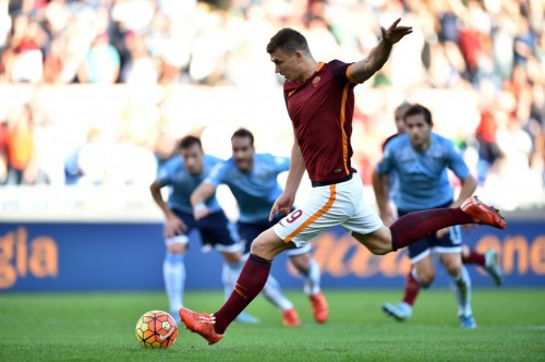 roma-lazio-dzeko rigore