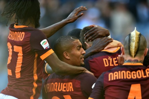 roma-lazio-dzeko rudiger vainqueur gervinho nainggolan gol esultanza