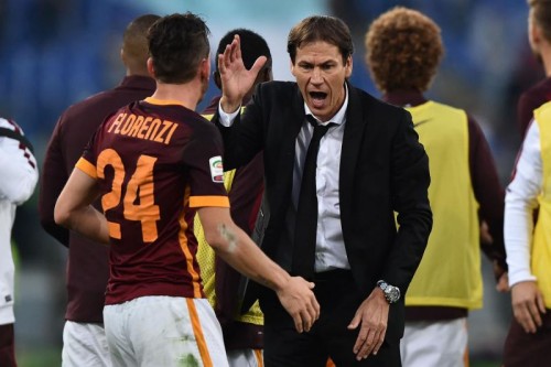 roma-lazio-garcia florenzi esultanza