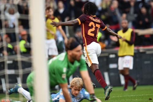 roma-lazio-gervinho gol esultanza