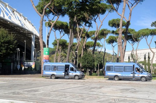 roma-lazio-polizia stadio olimpico