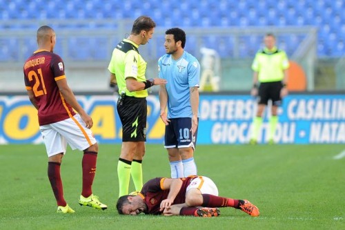 roma-lazio-torosidis tagliavento vainqueur felipe anderson
