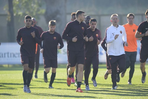 allenamento-roma-dzeko norman