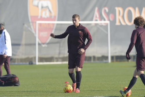allenamento roma-dzeko
