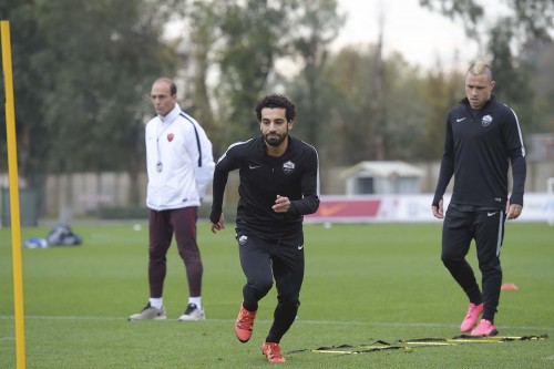 allenamento roma salah