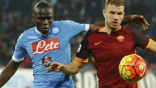 napoli-roma-dzeko koulibaly