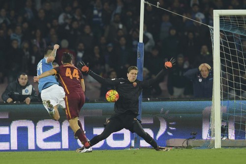 napoli-roma-hamsil szczesny manolas