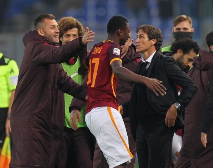 roma-genoa-sadiq garcia gol esultanza