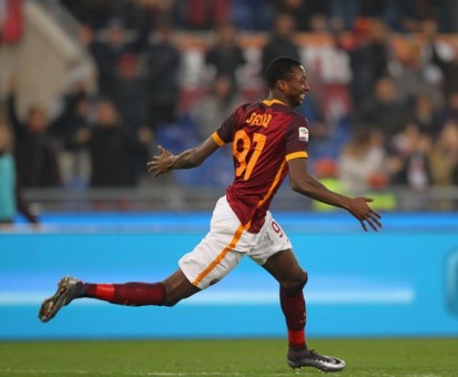 roma-genoa-sadiq gol esultanza0