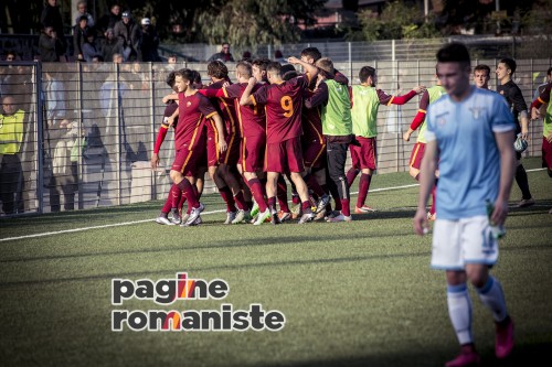 roma-lazio-primavera-tumminello soleri gol esultanza