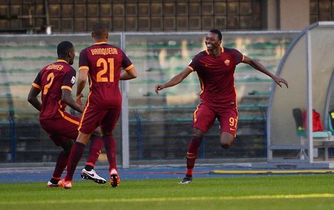 chievo-roma-sadiq vainqueur rudiger gol esultanza