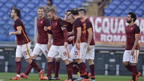 1roma-verona-salah manolas nainggolan torosidis dzeko pjanic derossi gol esultanza