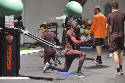allenamento-Roma-rudiger palestra
