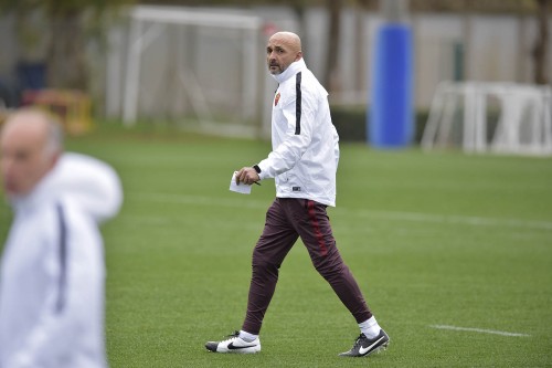 allenamento roma-242 Spalletti
