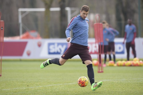allenamento roma -dzeko